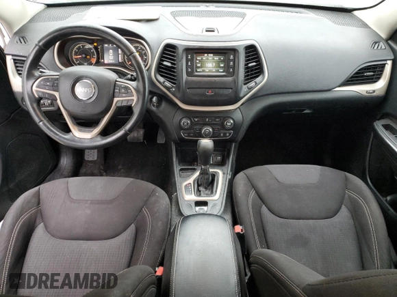 2015 Jeep Cherokee Latitude with VIN 1C4PJLCB9FW532301, listed as a Copart auction lot 52379335 with 153,845 mi miles and Salvage Title. Bid and sale history available at DreamBid. Image 8.