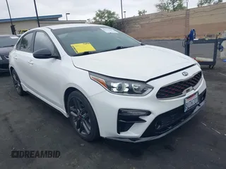 2021 Kia Forte GT-Line with VIN 3KPF34AD4ME301846, listed as a IAAI auction lot 42195184 with 39,753 mi miles and . Bid and sale history available at DreamBid. Image 1.