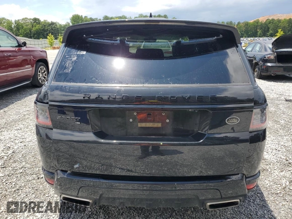 2020 Land Rover Range Rover Sport HSE with VIN SALWR2SU6LA895917, listed as a Copart auction lot 64257545 with 109,805 mi miles and Clean title. Bid and sale history available at DreamBid. Image 6.