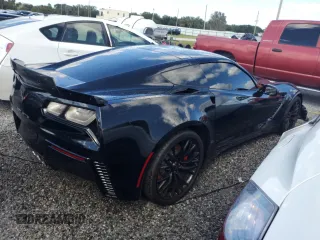 2016 Chevrolet Corvette Z06 1LZ with VIN 1G1YN2D62G5613452, listed as a Copart auction lot 74328594 with 0 mi miles and Salvage Title. Bid and sale history available at carsss.com. Image 3.
