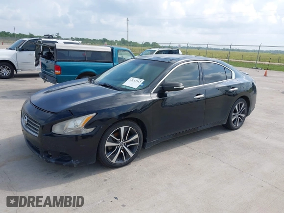 2012 Nissan Maxima SV with VIN 1N4AA5APXCC842993, listed as a IAAI auction lot 42113513 with 283,404 mi miles and . Bid and sale history available at DreamBid. Image 2.