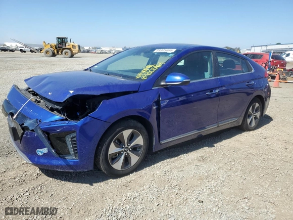 2019 Hyundai Ioniq Electric Limited with VIN KMHC05LH0KU050044, listed as a Copart auction lot 69305464 with 59,059 mi miles and Salvage Title. Bid and sale history available at carsss.com. Image 1.