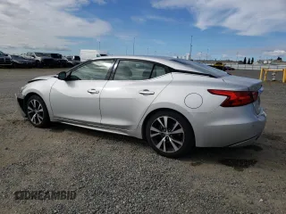 2017 Nissan Maxima SV with VIN 1N4AA6APXHC425967, listed as a Copart auction lot 48077795 with 143,474 mi miles and Salvage Title. Bid and sale history available at carsss.com. Image 2.