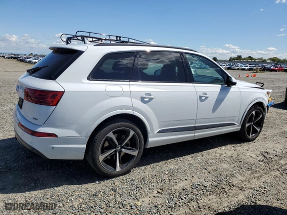 2019 Audi Q7 Prestige with VIN WA1VAAF77KD048470, listed as a Copart auction lot 51575365 with 78,053 mi miles and Salvage Title. Bid and sale history available at carsss.com. Image 3.