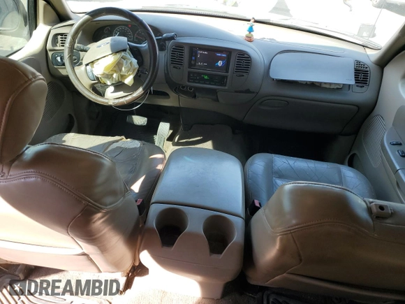 2002 Ford F-150 XLT with VIN 1FTRW07L32KE29159, listed as a Copart auction lot 50596125 with 198,058 mi miles and Salvage Title. Bid and sale history available at carsss.com. Image 8.