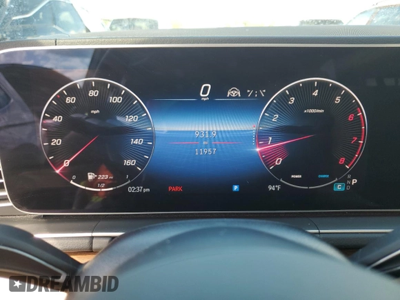 2024 Mercedes-Benz GLS 450 with VIN 4JGFF5KE0RB055351, listed as a Copart auction lot 73888254 with 11,957 mi miles and Non Repairable. Bid and sale history available at DreamBid. Image 9.