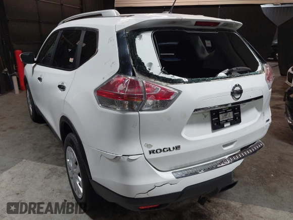 2016 Nissan Rogue S with VIN JN8AT2MV8GW145733, listed as a IAAI auction lot 42183478 with 118,680 mi miles. Bid and sale history available at carsss.com. Image 3.