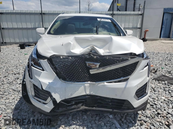 2021 Cadillac XT5 AWD Sport with VIN 1GYKNHRS3MZ203120, listed as a Copart auction lot 52539475 with Not provided miles and Salvage title. Bid and sale history available at DreamBid. Image 5.