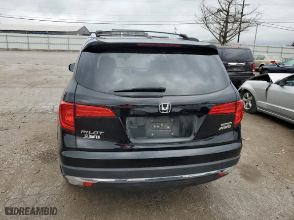 2017 Honda Pilot Touring with VIN 5FNYF6H91HB022657, listed as a Copart auction lot 82746054 with 123,780 mi miles and Salvage Title. Bid and sale history available at carsss.com. Image 6.