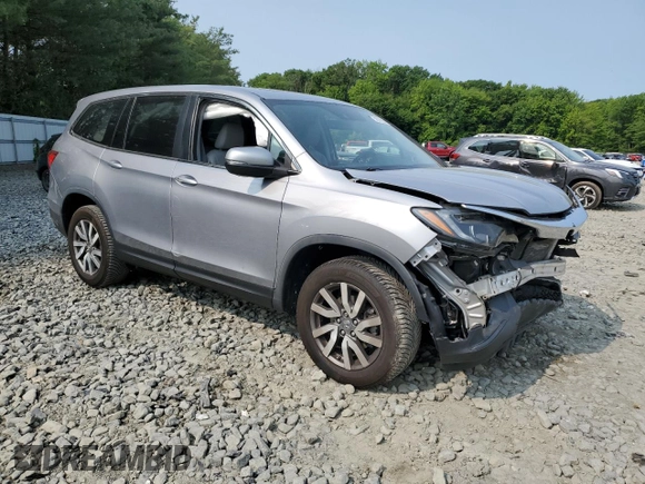 2020 Honda Pilot EX-L z VIN 5FNYF6H5XLB008097, wystawiony jako Copart lot #59329285 z przebiegiem Nie podano mil oraz Szkoda całkowita • Salvage title. Historia ofert i sprzedaży dostępna na DreamBid. Obrazek 4.