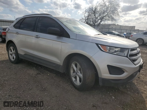 2018 Ford Edge SE with VIN 2FMPK3G93JBC00316, listed as a Copart auction lot 45585175 with 106,982 mi miles and Salvage title. Bid and sale history available at DreamBid. Image 4.