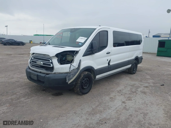 2016 Ford Transit Wagon XL with VIN 1FBZX2ZM8GKA32850, listed as a IAAI auction lot 41486164 with 296,493 mi miles. Bid and sale history available at carsss.com. Image 2.