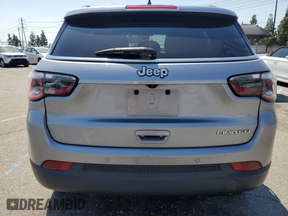 2018 Jeep Compass Limited with VIN 3C4NJCCB4JT362175, listed as a Copart auction lot 52439535 with 123,034 mi miles and Salvage Title. Bid and sale history available at carsss.com. Image 6.