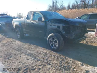2019 Chevrolet Colorado 4WD Work Truck with VIN 1GCHTBEN9K1226626, listed as a IAAI auction lot 41411416 with 56,819 mi miles. Bid and sale history available at carsss.com. Image 1.