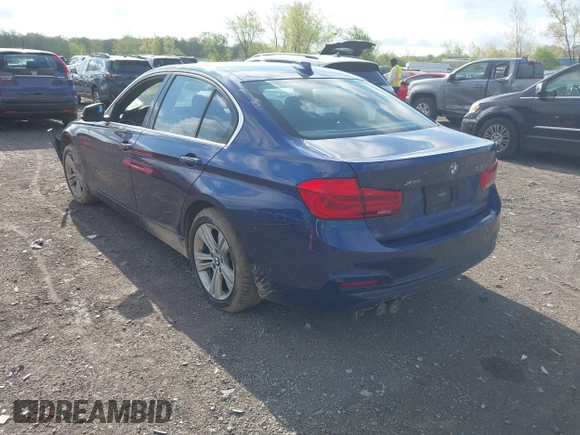2017 BMW 3 Series 330i xDrive with VIN WBA8D9C32HA005561, listed as a IAAI auction lot 42161234 with Not provided miles and . Bid and sale history available at DreamBid. Image 3.