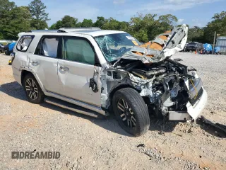 2020 Toyota 4Runner SR5 with VIN JTEZU5JR8L5217143, listed as a Copart auction lot 54227985 with Not provided miles and Salvage title. Bid and sale history available at DreamBid. Image 4.