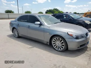 2004 BMW 5 Series 530i with VIN WBANA73524B812815, listed as a Copart auction lot 62161075 with 131,286 mi miles and Clean title. Bid and sale history available at DreamBid. Image 4.