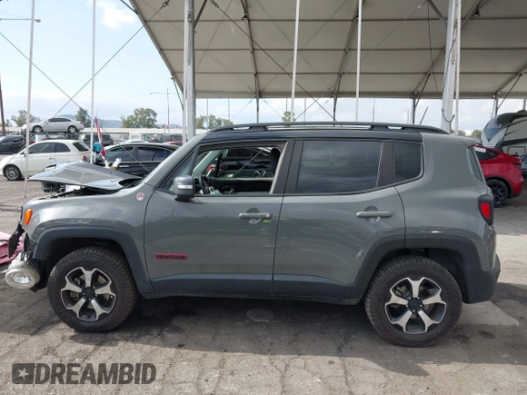 2021 Jeep Renegade Trailhawk with VIN ZACNJDC10MPM34625, listed as a IAAI auction lot 42116576 with 74,883 mi miles and . Bid and sale history available at DreamBid. Image 14.
