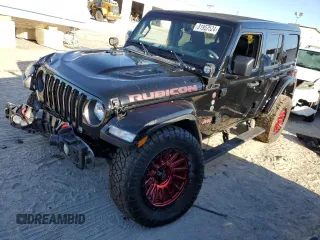 2023 Jeep Wrangler Rubicon с VIN 1C4HJXFN3PW618061, выставлен на аукционе Copart как лот 81957524 с пробегом 25 880 миль миль и Списание • Salvage title. История ставок и продаж доступна на DreamBid. Изображение 1.