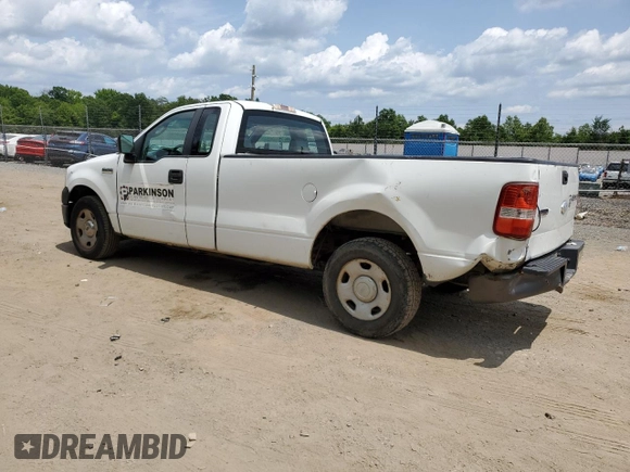 2007 Ford F-150 XL with VIN 1FTRF122X7NA00997, listed as a Copart auction lot 59664585 with 295,172 mi miles and Salvage title. Bid and sale history available at DreamBid. Image 2.
