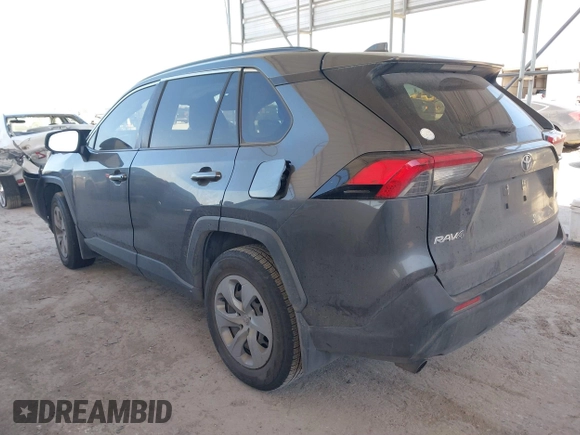 2019 Toyota RAV4 LE with VIN JTMH1RFV4KD037099, listed as a IAAI auction lot 41719515 with 56,882 mi miles. Bid and sale history available at carsss.com. Image 3.