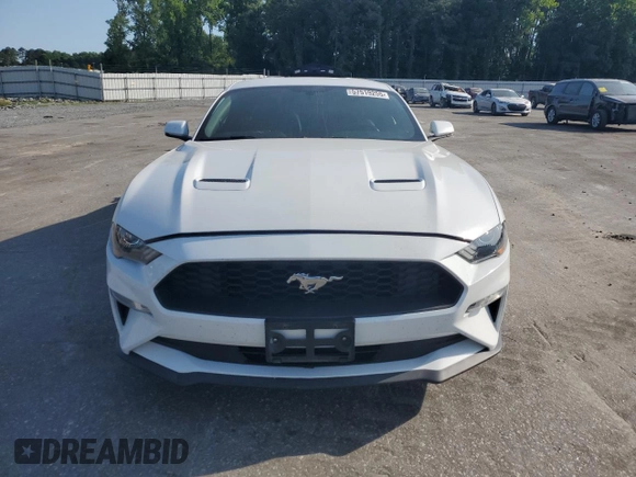 2020 Ford Mustang EcoBoost with VIN 1FA6P8TH5L5137177, listed as a Copart auction lot 57519255 with 82,865 mi miles and Salvage title. Bid and sale history available at DreamBid. Image 5.