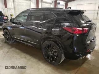 2019 Chevrolet Blazer RS with VIN 3GNKBJRS0KS608665, listed as a Copart auction lot 53233515 with 69,489 mi miles and Salvage title. Bid and sale history available at DreamBid. Image 2.
