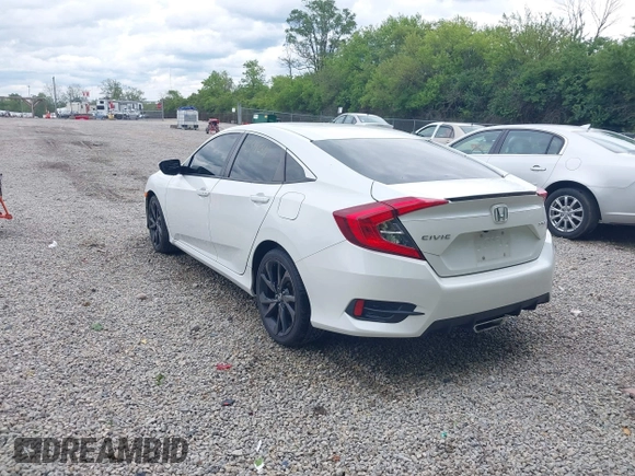 2019 Honda Civic Sport with VIN 19XFC2F85KE019311, listed as a IAAI auction lot 42319241 with 163,241 mi miles and . Bid and sale history available at DreamBid. Image 3.