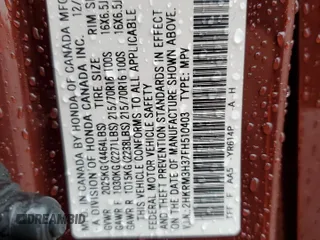 2015 Honda CR-V LX with VIN 2HKRM3H37FH510403, listed as a Copart auction lot 50775795 with 118,684 mi miles and Salvage Title. Bid and sale history available at carsss.com. Image 14.