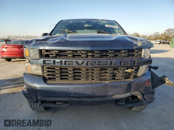 2020 Chevrolet Silverado 1500 Custom with VIN 1GCRWBEH7LZ336938, listed as a Copart auction lot 43838275 with 243,342 mi miles and Salvage Title. Bid and sale history available at carsss.com. Image 5.