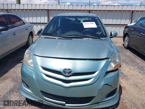 2008 Toyota Yaris with VIN JTDBT923X81201731, listed as a IAAI auction lot 42222388 with 91,079 mi miles. Bid and sale history available at carsss.com. Image 6.
