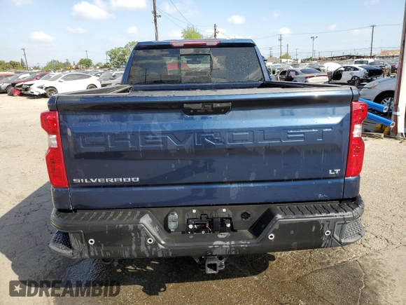 2020 Chevrolet Silverado 1500 LT with VIN 1GCRYDED7LZ312027, listed as a Copart auction lot 57092965 with 42,282 mi miles and Salvage Title. Bid and sale history available at DreamBid. Image 6.
