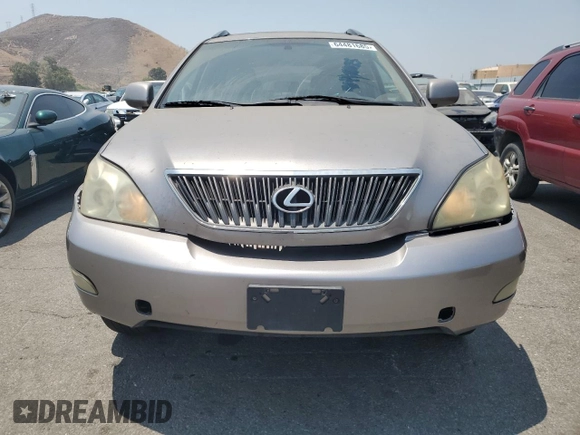 2005 Lexus RX 330 with VIN JTJGA31U050059147, listed as a Copart auction lot 64481685 with 185,305 mi miles and Salvage title. Bid and sale history available at DreamBid. Image 5.