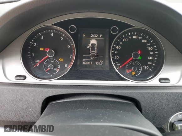2013 Volkswagen CC R-Line with VIN WVWBP7AN9DE558235, listed as a Copart auction lot 75938074 with 168,019 mi miles and Clean Title. Bid and sale history available at carsss.com. Image 9.
