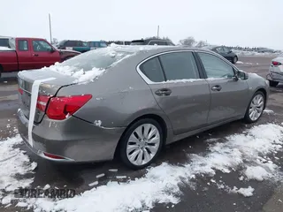 2014 Acura RLX Hybrid Advance Pkg with VIN JH4KC2F92EC000068, listed as a IAAI auction lot 41158553 with 108,325 mi miles. Bid and sale history available at carsss.com. Image 4.