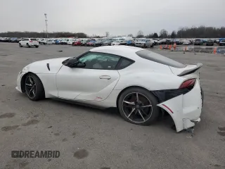 2021 Toyota GR Supra 3.0 with VIN WZ1DB0C05MW043065, listed as a Copart auction lot 43715255 with 0 mi miles and Clean Title. Bid and sale history available at carsss.com. Image 2.