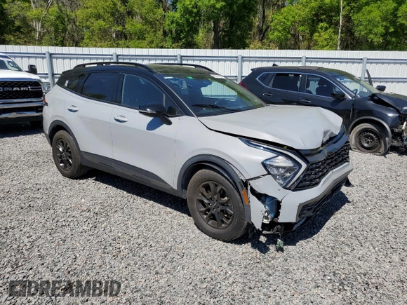 2023 Kia Sportage X-Pro with VIN 5XYK7CAF4PG022631, listed as a Copart auction lot 49546905 with 19,040 mi miles and Salvage Title. Bid and sale history available at carsss.com. Image 4.