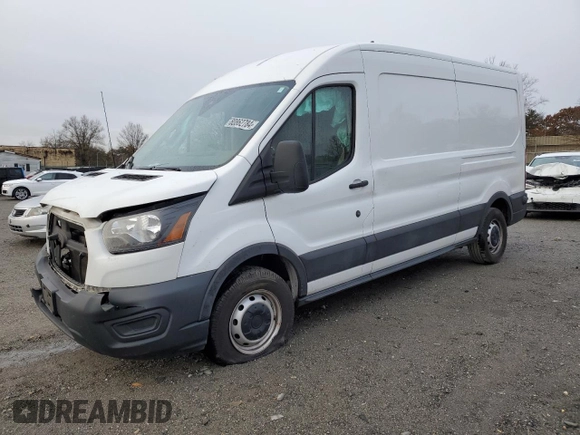 2020 Ford Transit Cargo with VIN 1FTBR1C86LKB23915, listed as a Copart auction lot 80862784 with 81,919 mi miles and Salvage Title. Bid and sale history available at DreamBid. Image 1.