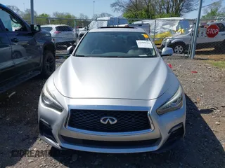2018 Infiniti Q50 3.0t LUXE with VIN JN1EV7AP8JM355426, listed as a IAAI auction lot 41990581 with 73,042 mi miles. Bid and sale history available at carsss.com. Image 11.