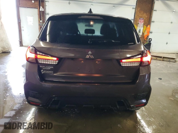 2020 Mitsubishi Outlander ES with VIN JA4AR3AU8LU026902, listed as a Copart auction lot 60210105 with 39,433 mi miles and Salvage title. Bid and sale history available at DreamBid. Image 6.