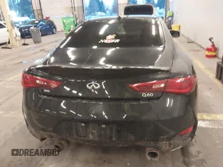 2018 Infiniti Q60 Luxe with VIN JN1EV7EL1JM393037, listed as a IAAI auction lot 41308526 with 54,065 mi miles and . Bid and sale history available at DreamBid. Image 16.