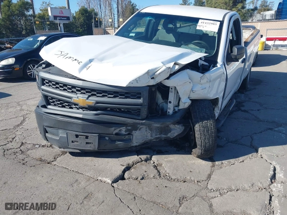 2014 Chevrolet Silverado 1500 Work Truck with VIN 1GCNCPEH8EZ314647, listed as a IAAI auction lot 41432985 with 138,022 mi miles. Bid and sale history available at carsss.com. Image 6.