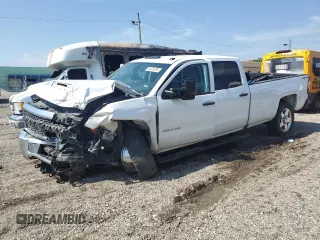 2019 Chevrolet Silverado 3500HD Work Truck z VIN 1GC4KVCY4KF102928, wystawiony jako Copart lot #56479205 z przebiegiem 214 378 mil mil oraz Szkoda całkowita • Salvage title. Historia ofert i sprzedaży dostępna na DreamBid. Obrazek 1.