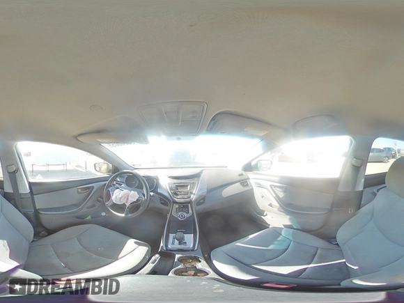 2013 Hyundai Elantra GLS with VIN KMHDH4AE8DU964979, listed as a Copart auction lot 53280055 with 175,977 mi miles and Salvage title. Bid and sale history available at DreamBid. Image 13.