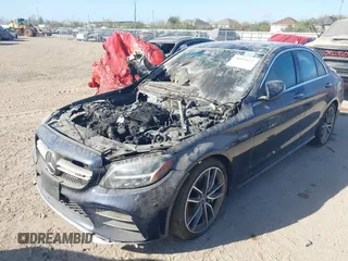 2020 Mercedes-Benz C 43 AMG with VIN W1KWF6EB9LR600429, listed as a IAAI auction lot 38855677 with Not Provided miles and . Bid and sale history available at carsss.com. Image 2.