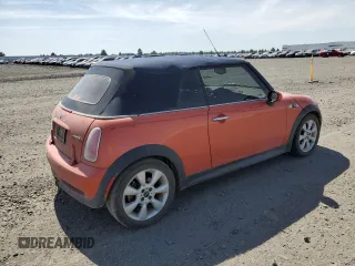 2005 MINI Convertible S with VIN WMWRH33485TF81057, listed as a Copart auction lot 53290165 with 95,123 mi miles and Salvage Title. Bid and sale history available at DreamBid. Image 3.