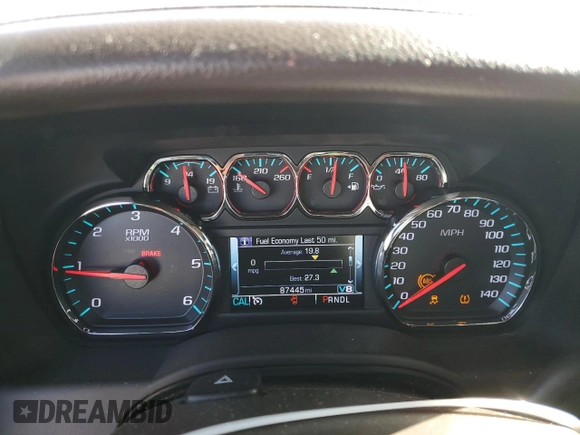 2018 Chevrolet Tahoe LS with VIN 1GNSCAKC5JR263554, listed as a Copart auction lot 48632805 with 87,445 mi miles and Salvage title. Bid and sale history available at DreamBid. Image 9.
