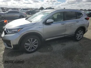 2021 Honda CR-V Touring z VIN 7FART6H93ME028794, wystawiony jako Copart lot #56581575 z przebiegiem 17 833 mil mil oraz Szkoda całkowita • Salvage title. Historia ofert i sprzedaży dostępna na DreamBid. Obrazek 1.