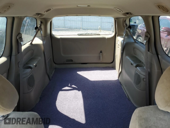 2001 Toyota Sienna LE with VIN 4T3ZF13C81U380901, listed as a Copart auction lot 54053615 with 194,910 mi miles and Salvage Title. Bid and sale history available at DreamBid. Image 10.