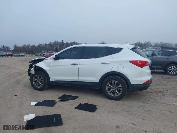 2013 Hyundai Santa Fe Sport with VIN 5XYZTDLB4DG017242, listed as a IAAI auction lot 41616381 with 146,169 mi miles. Bid and sale history available at carsss.com. Image 14.